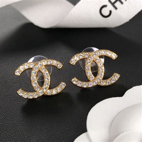 pink chanel earrings double c|authentic chanel double c earrings.